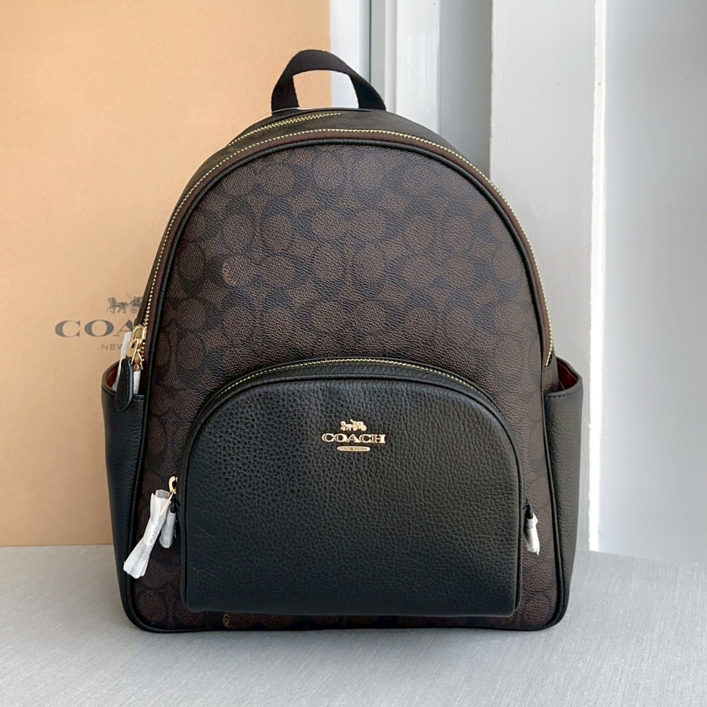 Coach Court Backpack In Signature Canvas CZ176 [USA]
