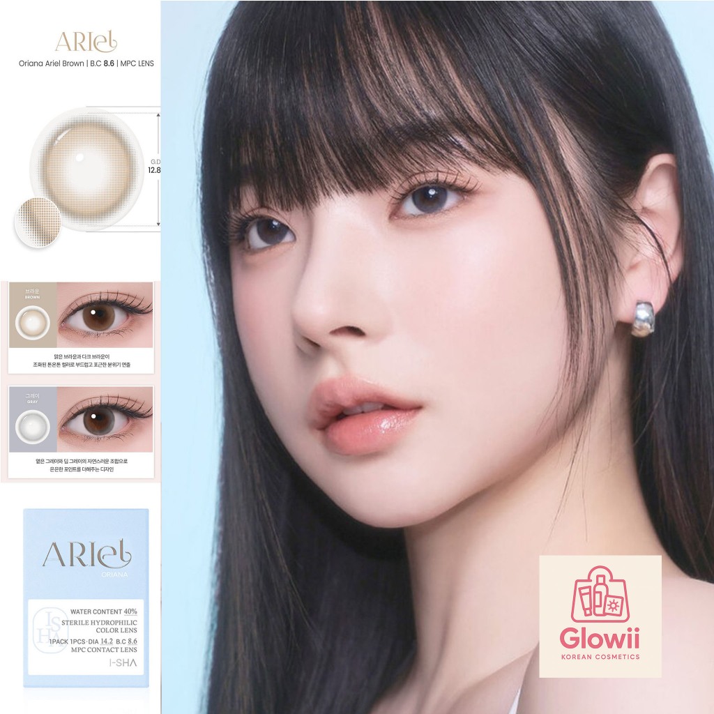 ❤️เติมของแล้ว❤️I-SHA Oriana Ariel ฟรีตลับน่ารัก คอนแทคเลนส์รายปี คอนแทคเลนส์เกาหลี ISHA