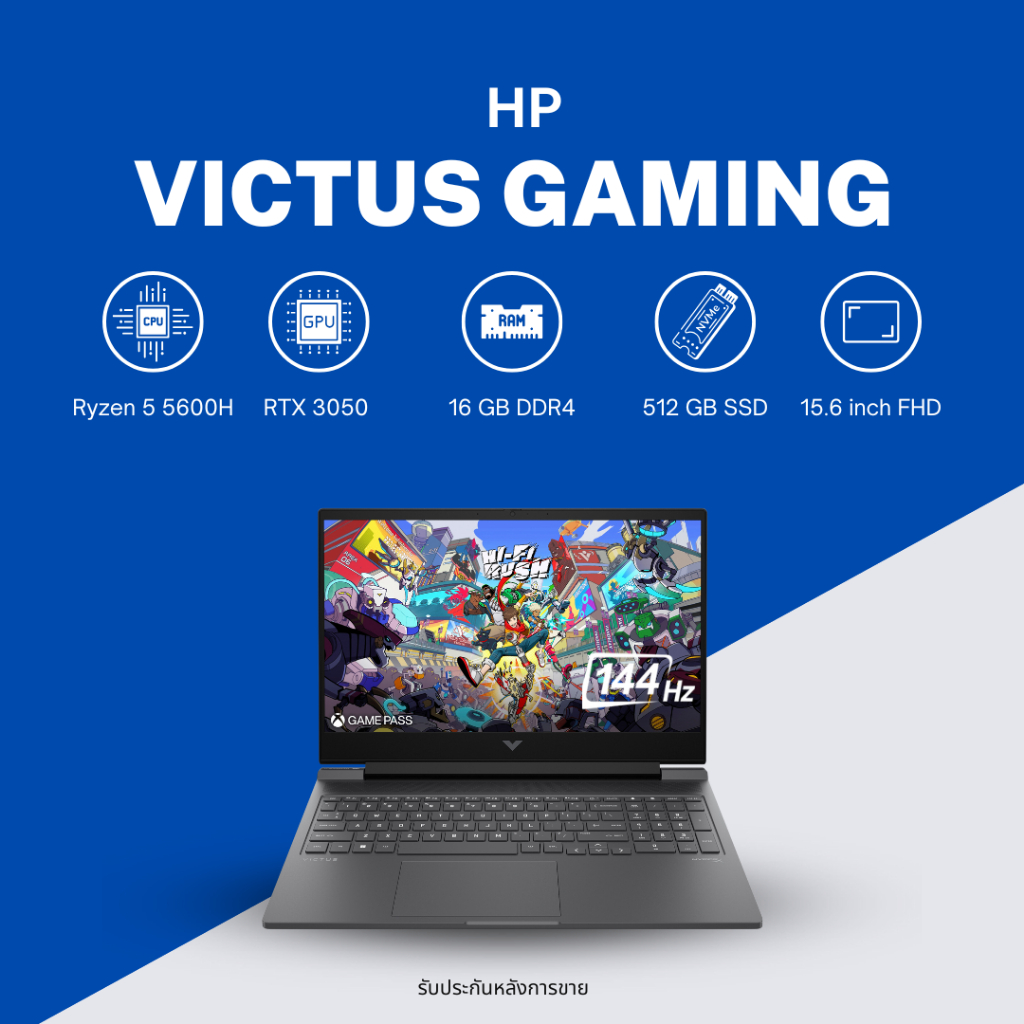 HP Victus 15-fb2094AX Ryzen 5 8645HS RTX 4050 16 GB DDR5 SSD 512 GB