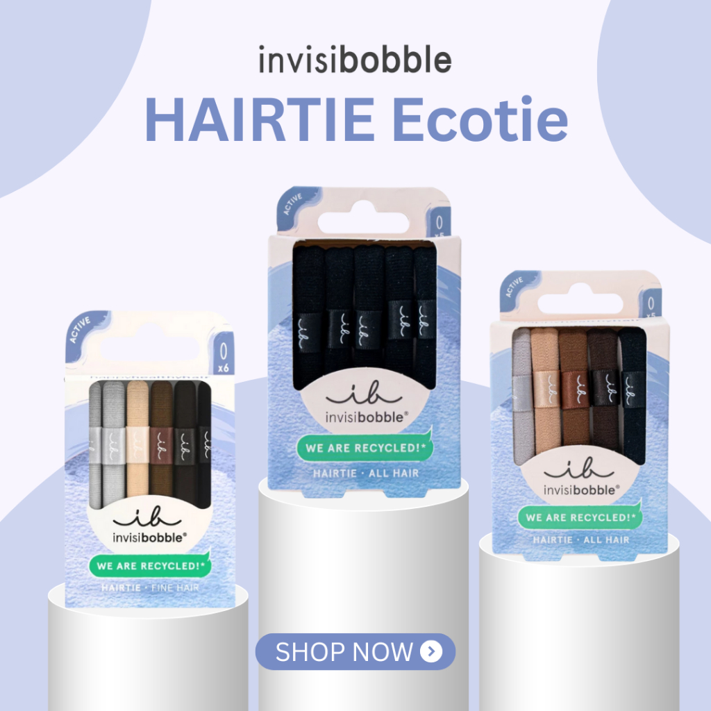invisibobble ยางรัดผม ถนอมเส้นผม ไม่ดึงผม รุ่น HAIRTIE Ecotie