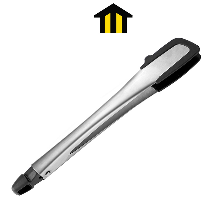 MONZA ที่คีบอาหาร ที่จับอาหาร ที่คีบสแตนเลส หุ้มด้วยซิลิโคน No.Y2359