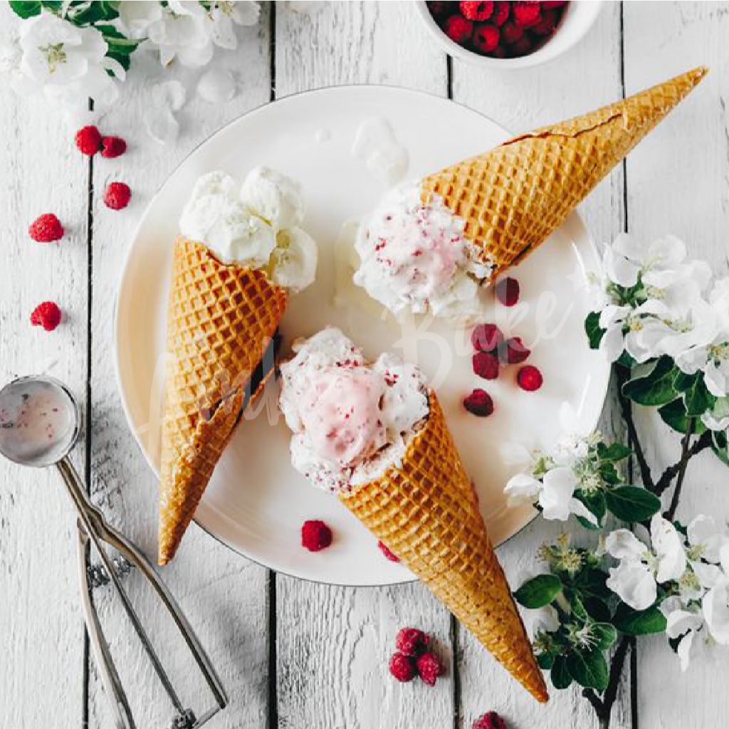 ยกลัง โคนไอติม วาฟเฟิล Waffle Cone L 176mm ใหญ่ - รูปที่ 3