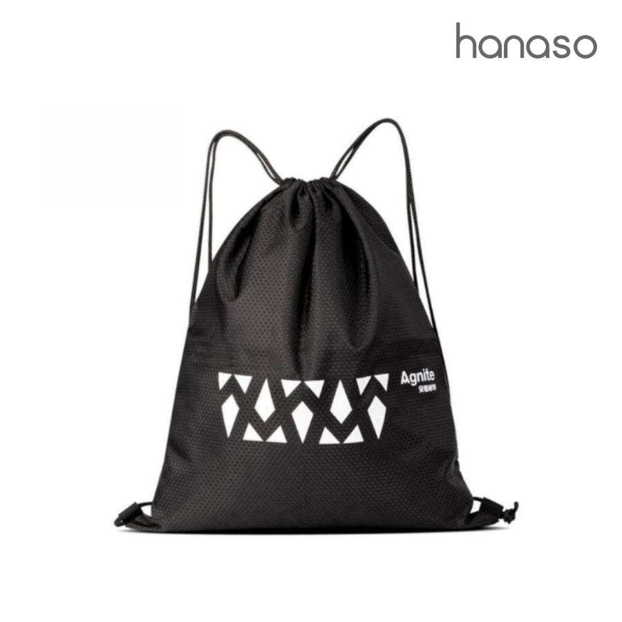 Hanaso กระเป๋าหูรูดกันน้ำ สะพายหลังได้ ใส่ของใช้ เสื้อผ้า ม้วนเก็บได้