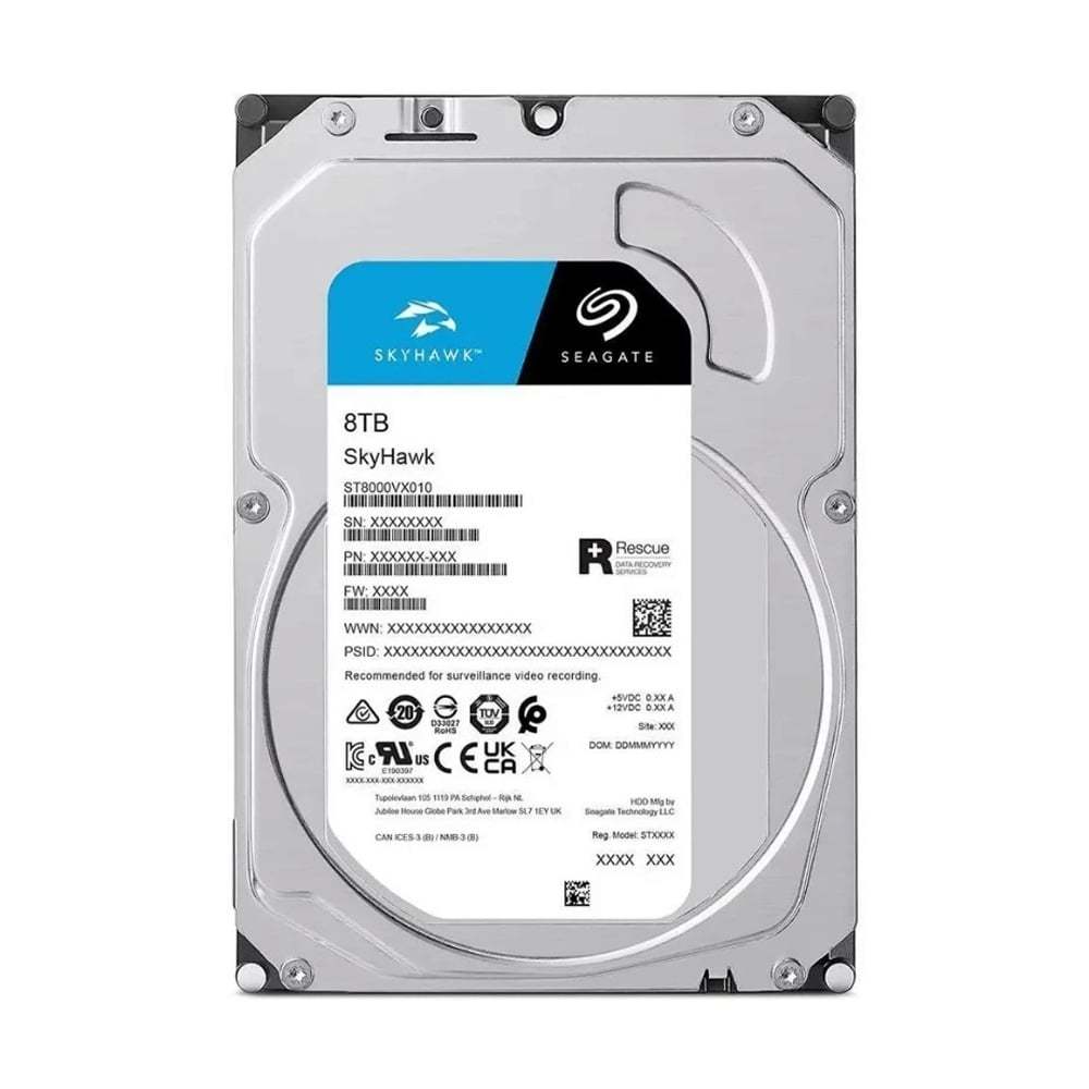 SEAGATE SkyHawk HDD CCTV 8TB (ST8000VX010)