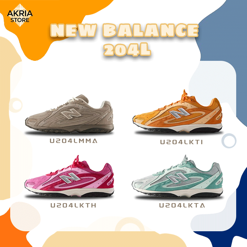 (รับหิ้วของจากเกาหลี ) รรองเท้าลำลองแฟชั่น ทันสมัยหลากหลาย New Balance 204L NB 204L U204LSWD/U204LKT