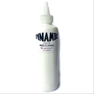 หมึกสัก สีดำที่สุด Triple Black (TBK) แท้ สีดำ Black (BLK) สีขาว (WD) ของแท้ Dynamic 1,2,4 & 8 OZ