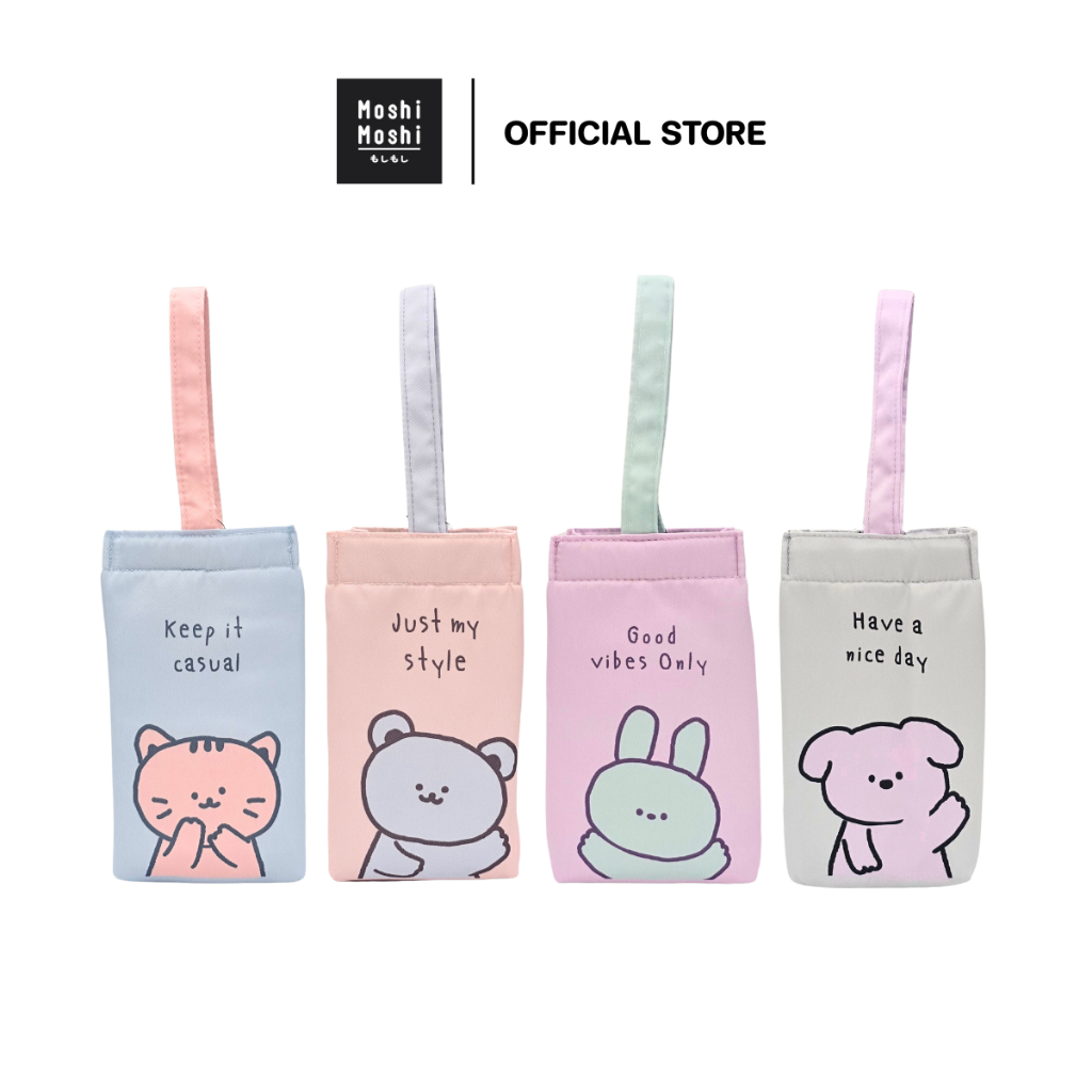 Moshi Moshi กระเป๋าเก็บอุณหภูมิ กระเป๋าเก็บความร้อน กระเป๋าเก็บความเย็น สำหรับใส่แก้วน้ำ รุ่น 7100060382-60385