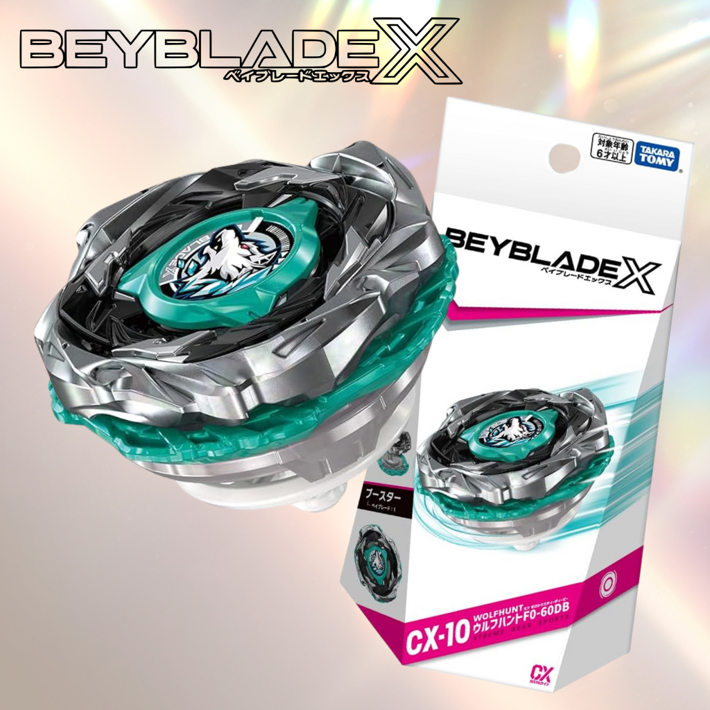 Takara Tomy BEYBLADE X CX-10 Wolf Hound F0-60DB Booster Battling Top Toy Released November 1st