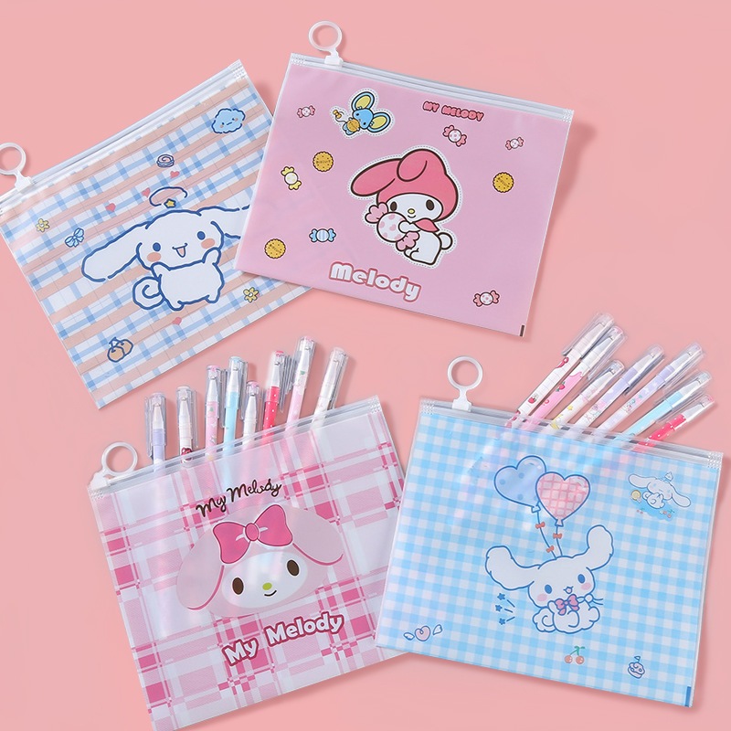 🔥ส่งในไทย🔥 กระเป๋าซิปล็อค กระเป๋าลายการ์ตูน กระเป๋าซิปลอค ถุงซิป ซองซิป ถุงใส่ของ ซองใส่เครื่องเขียน