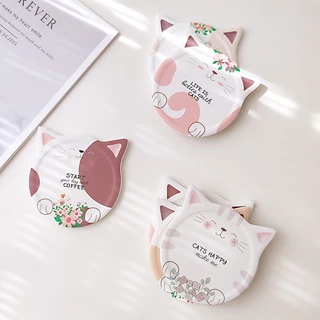 ShopAt.Two[CS7241] ที่รองแก้วซับน้ำ แผ่นหินรองแก้ว ดูดซับน้ำแห้งไว กันความร้อน พร้อมจัดส่งในไทย