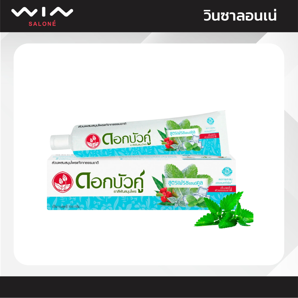 ดอกบัวคู่ ยาสีฟัน สูตรเฟรชแอนด์คูล 150 กรัม
