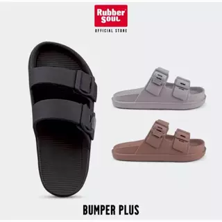 💥ส่งฟรี💥Rubber Soul รุ่น Bumper-Plus ของแท้ 💯%อัปเกรดเนื้อใหม่ รองเท้าแตะแบบสวม2ตอน นุ่ม เด้ง ปรับได้