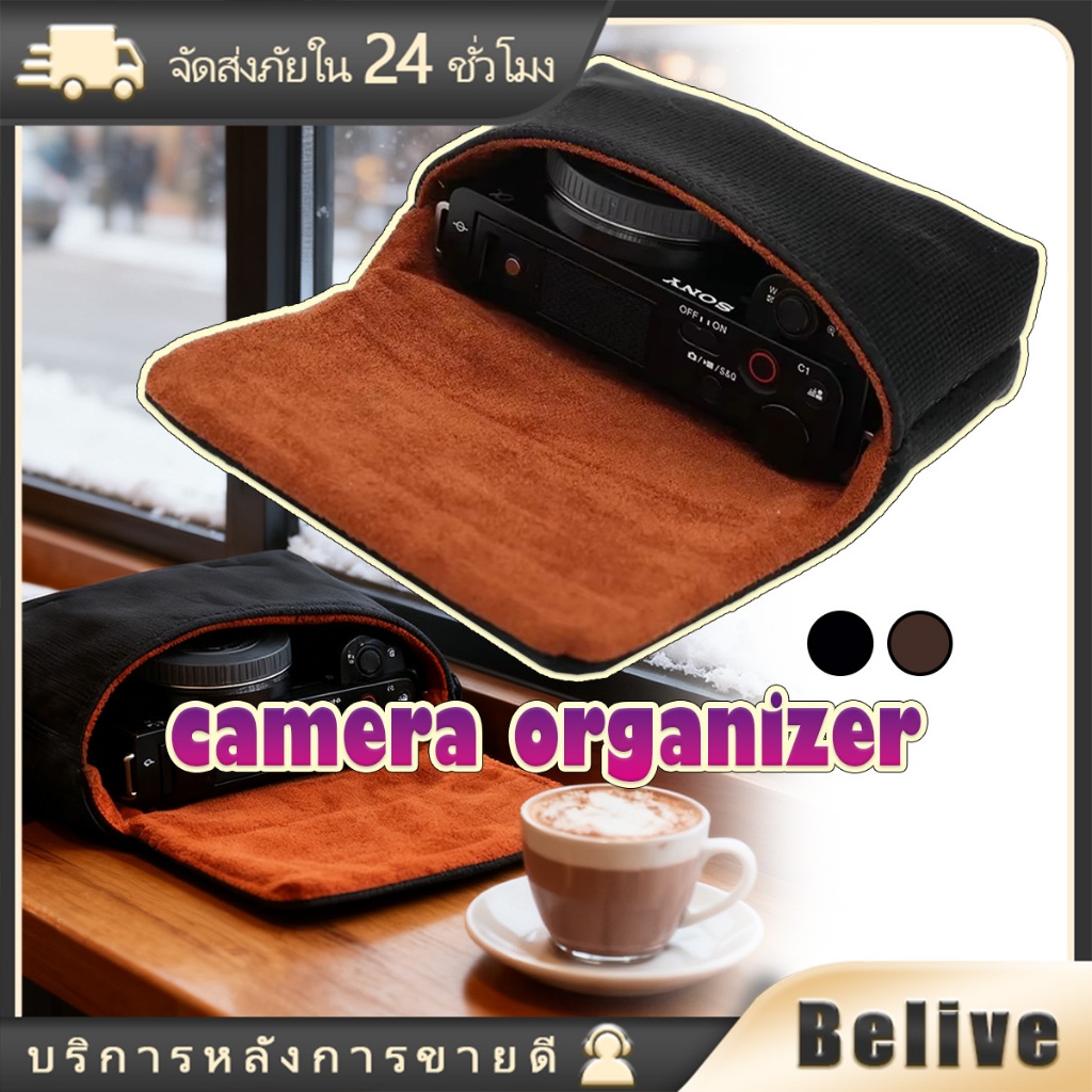 กระเป๋ากล้องดิจิตอล ถุงใส่เลนส์Sony/Canon ZV1 ZVE10 LX10 RX100 GR3 อุปกรณ์เสริมป้องกันกล้อง