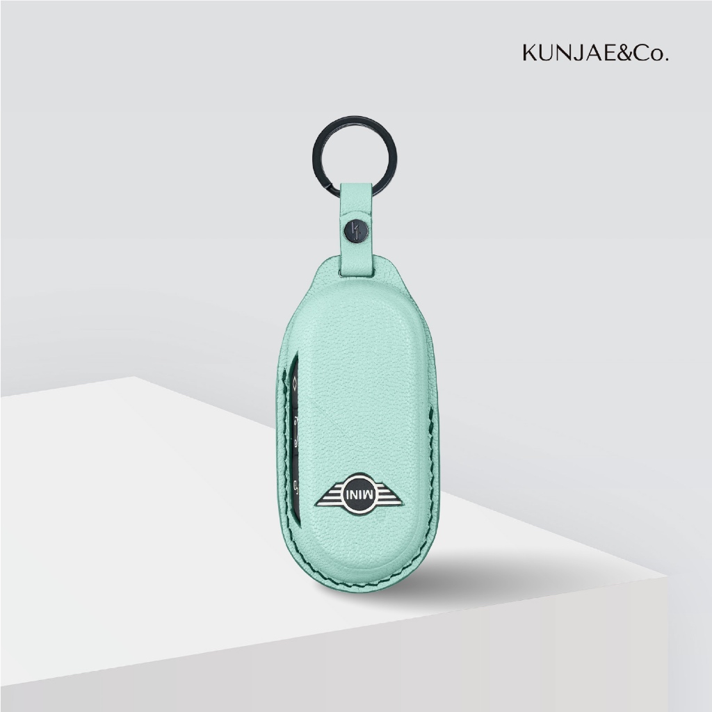 KUNJAE&Co. เคสกุญแจรถยนต์ MINI หนังแพะ French Goat Leather (Handmade จัดส่งใน 7-10 วัน)