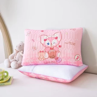 หมอนเด็กไหมเย็น【ขนาด 50*30cm】หมอนฤดูร้อน หมอนเด็กใยสังเคราะห์ สามารถถอดซักได้ นุ่ม หลับสบาย