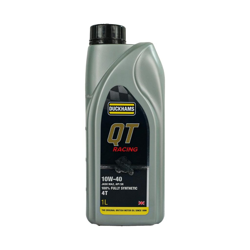 DUCKHAMS น้ำมันเครื่องมอเตอร์ไซค์ 4T QT RACING 10W40 1L. [02868042]