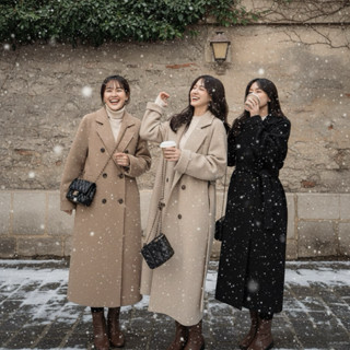 Styles_Unnie 🧸☃️ (C230) 𝐻𝑜𝑘𝑘𝑎𝑖𝑑𝑜 𝑤𝑜𝑜𝑙 𝑐𝑜𝑎𝑡 ☃️🌷❄️ เสื้อโค้ท ท…