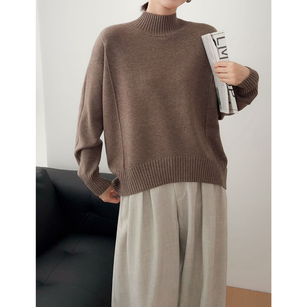 CHERRYMU รุ่น CS232 เสื้อสเวตเตอร์ไหมพรมแขนยาว - รูปที่ 2