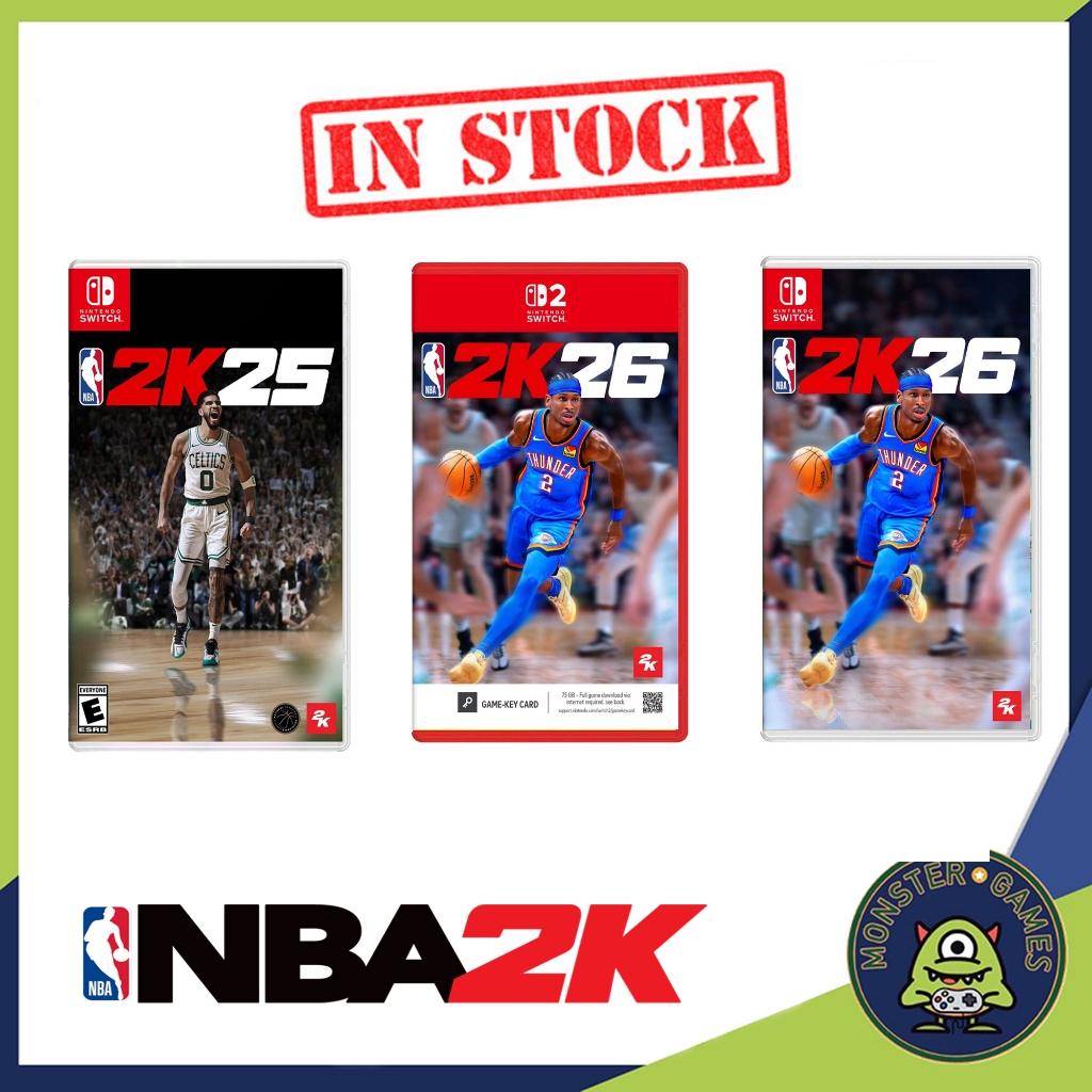 NBA2K25, NBA2K26 Nintendo Switch Game แผ่นแท้มือ1!!! (NBA25 Switch(NBA 2K26 Switch)(NBA2K 26 Switch)