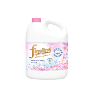 Fineline ไฟน์ไลน์ ผลิตภัณฑ์ซักผ้าสูตรถนอมผ้าแฮปปี้เนส พิ้งค์ ชายน์ แกลลอน 2,800 มล.x1, สีชมพู