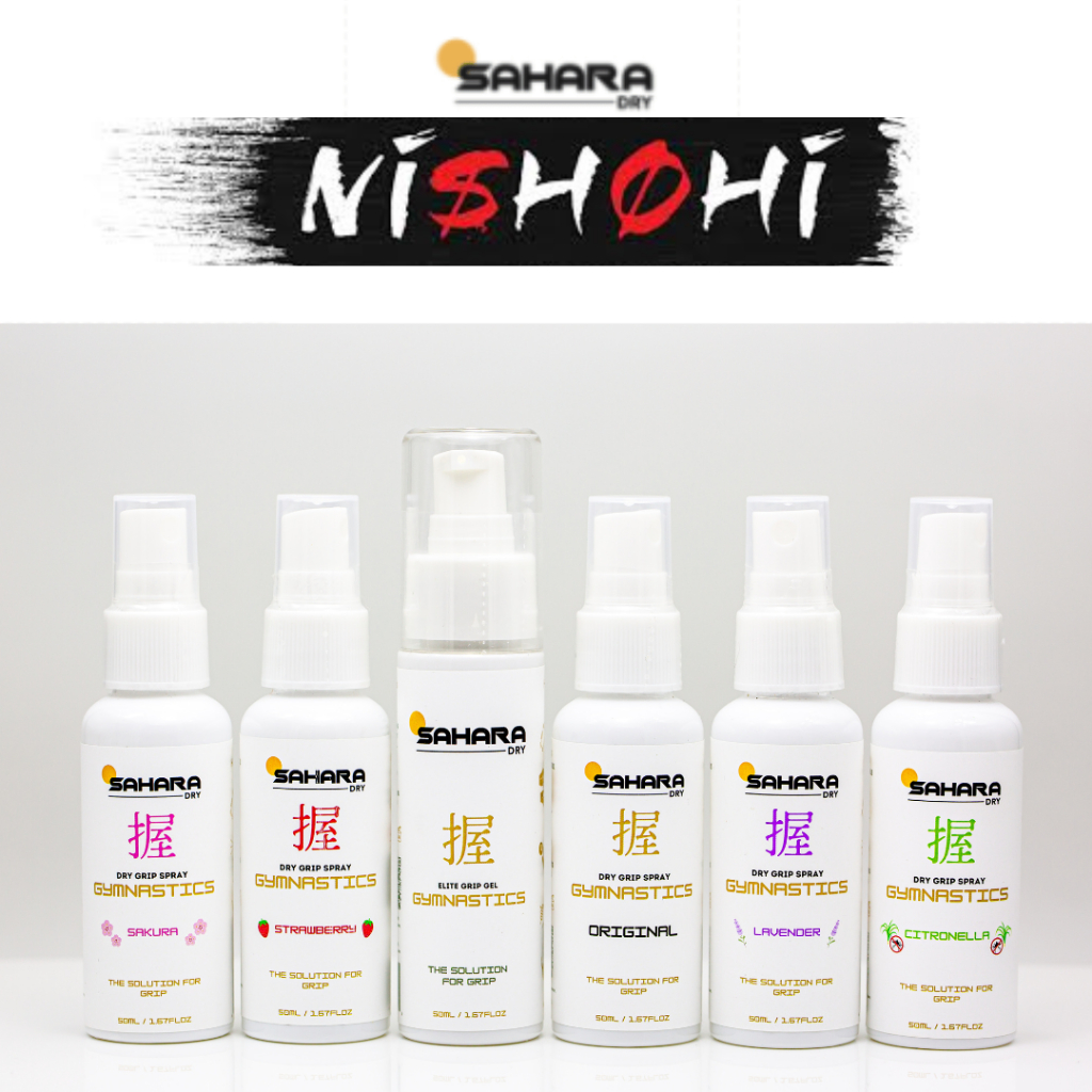 Sahara Dry GYMNASTICS Grip Spray 50ml  Original Watermelon,Lavender,Strawberry