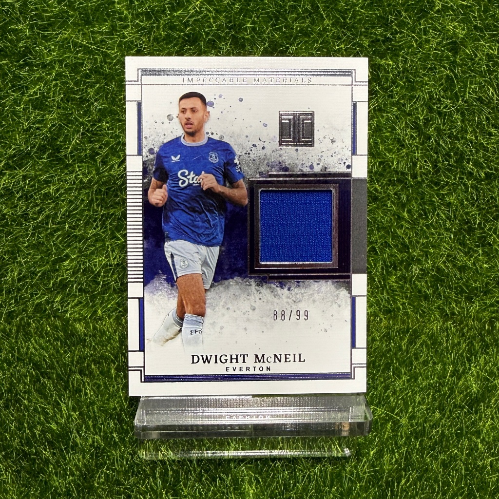 RUN /99 Dwight McNeil Materials Panini Impeccable #MA-DMN