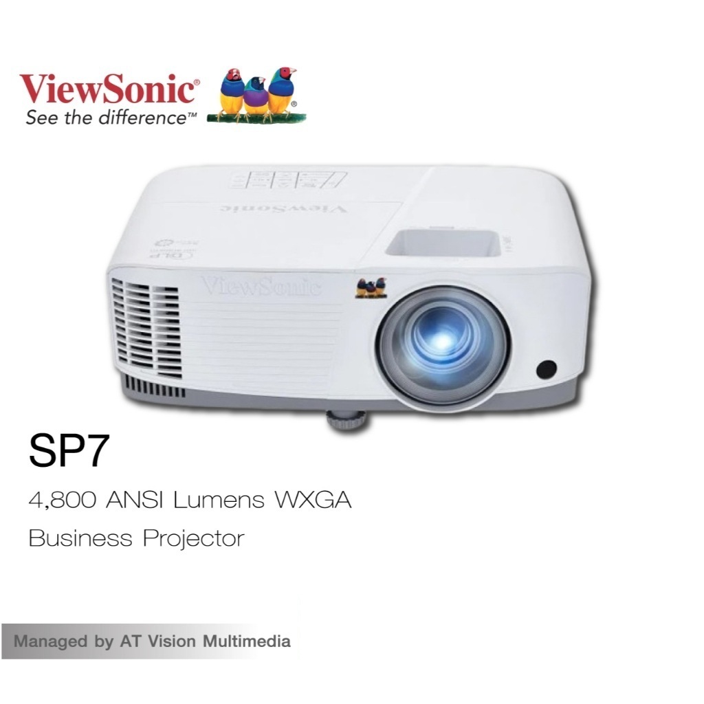 Viewsonic SP7 4800 ANSI Lumens WXGA (1280x800) Business Projector, 3D DLP - รับประกัน 3 ปี