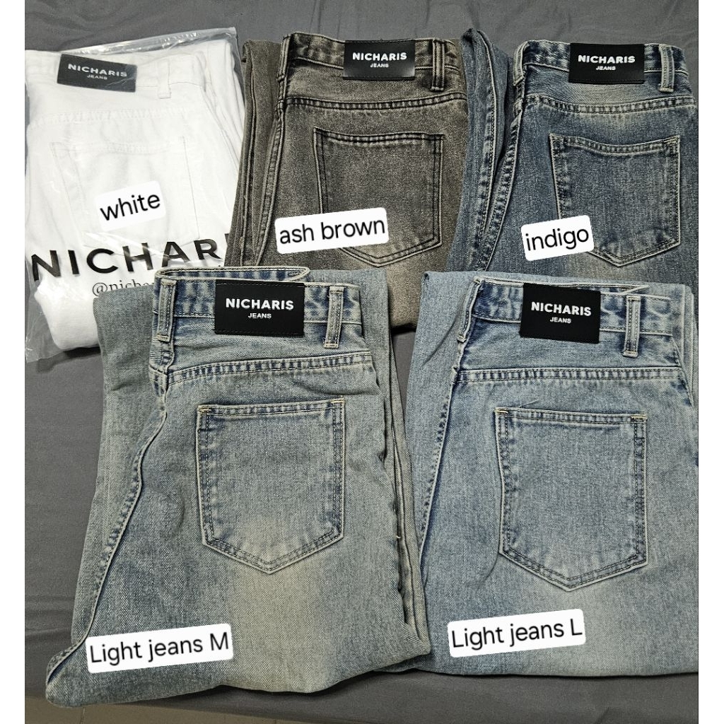 ส่งต่อ NICHARIS - กางเกงยีนส์ทรงกระบอกใหญ่ รุ่น Vogue Jeans (used)