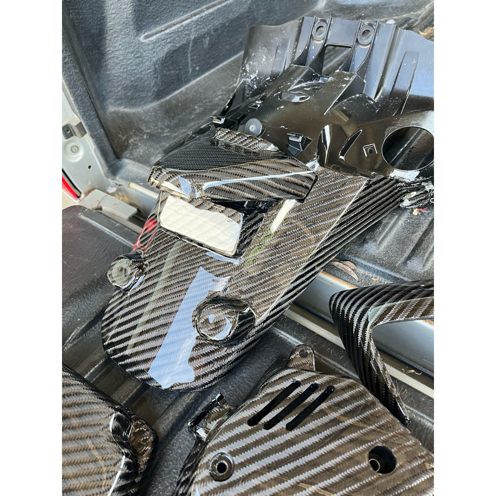 บังโคลนหลัม(ท้าย) Honda Giorno 125 หุ้มคาร์บอนลาย2,4