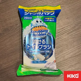 🫧แปรงขัดห้องน้ำแบบกดชักโครก Scrubbing Bubbles .ใช้แล้วทิ้ง🚽
