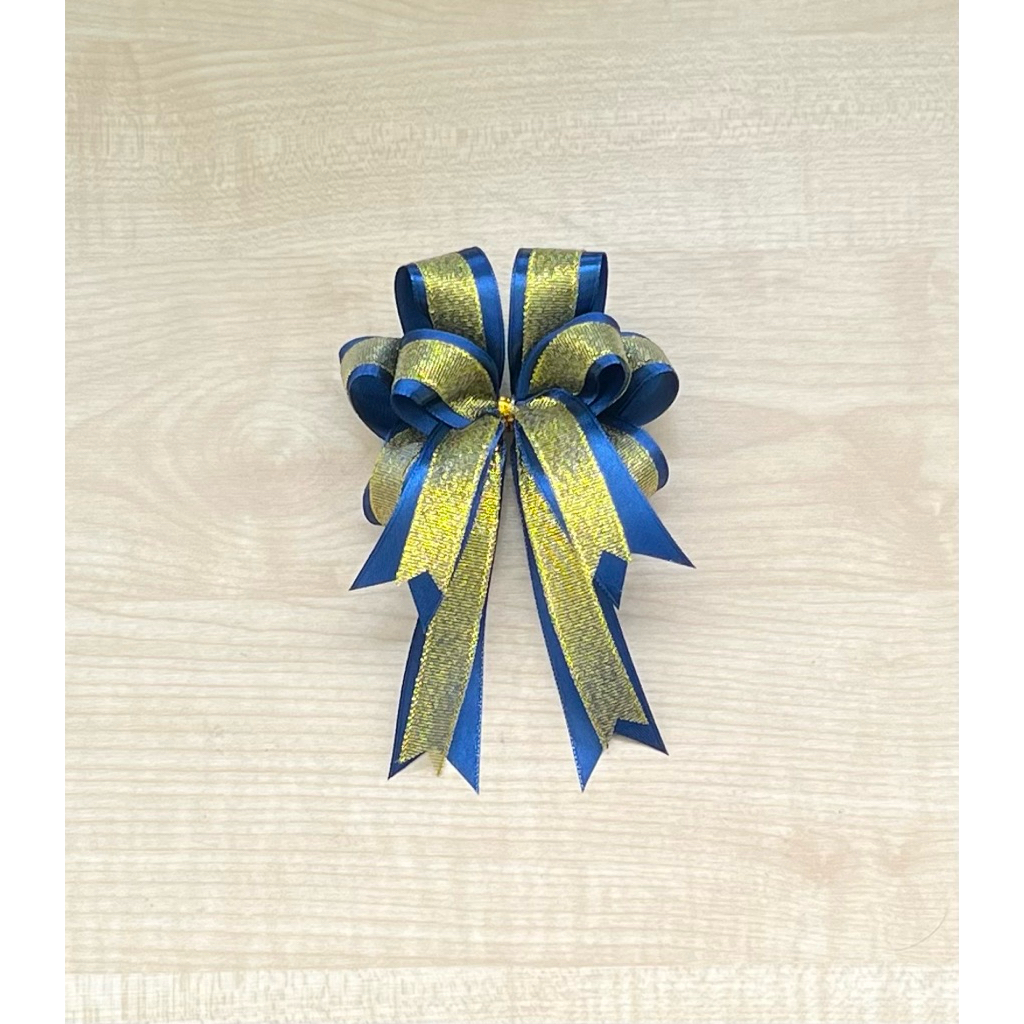 โบว์ติดชะลอม แพ็ค5/10ชิ้น(ชิ้นละ15บาท) โบว์สำเร็จรูปขนาด4*6นิ้ว - รูปที่ 5