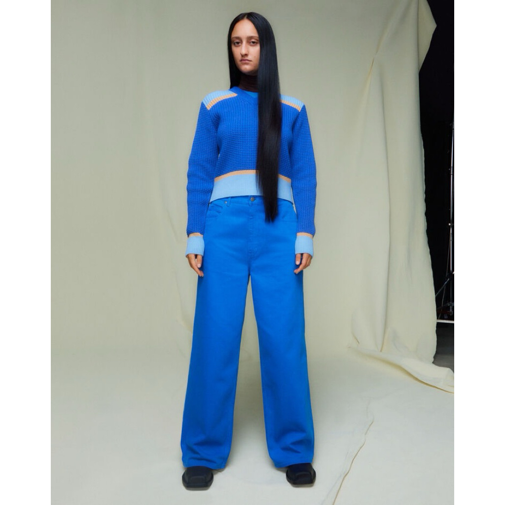 กางเกงยีนส์ Marni x Uniqlo Blue Baggy Jeans (used สภาพใหม่)