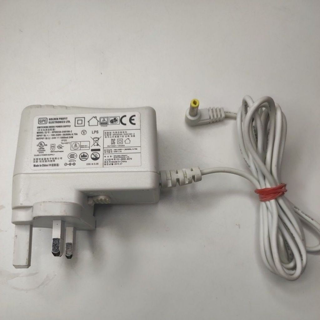 GPE switching mode power supply, model GPE024A-240100-Z 24V, 1000mA, 24W มือสอง