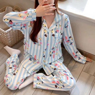 🔥ผ้าไหมญี่ปุ่น🔥อก 42-50 นิ้ว ไซร์ L-4XL ชุดนอนแขนยาว-ขายาว เนื้อผ้าเกรดพีเมี่ยม พร้อมส่งจากไทย