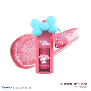 [แถมเคสลิป + พวงกุญแจ] | ลิปกลอสฉ่ำวิ้ง CHARMISS BLOOMING HEART GLITTER LIP GLOSS 3.4 g