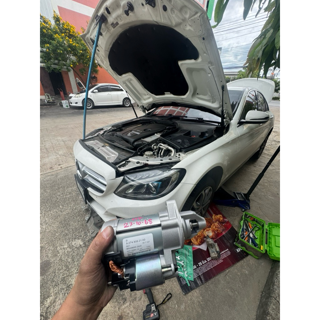 (รวมค่าแรงแล้ว) ไดสตาร์ท Benz C350e C250 W205 M274 ,E250 W212 , E200 W207(Facelift) C350e Hybrid เบน