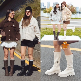 Minx รุ่น Tara รองเท้าบูท ทรงสูง หนังนิ่ม minxshoes