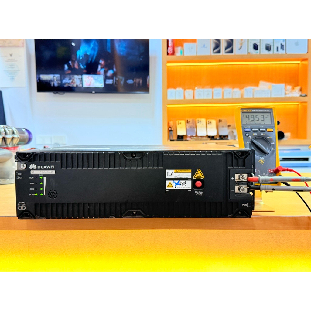 (สภาพไม่สวย ,มีรอยลาก,บุบ) Huawei ESM-48100B1 15s ผลิตปี 2021 SOH 100%  ชาร์จไป 33 รอบ