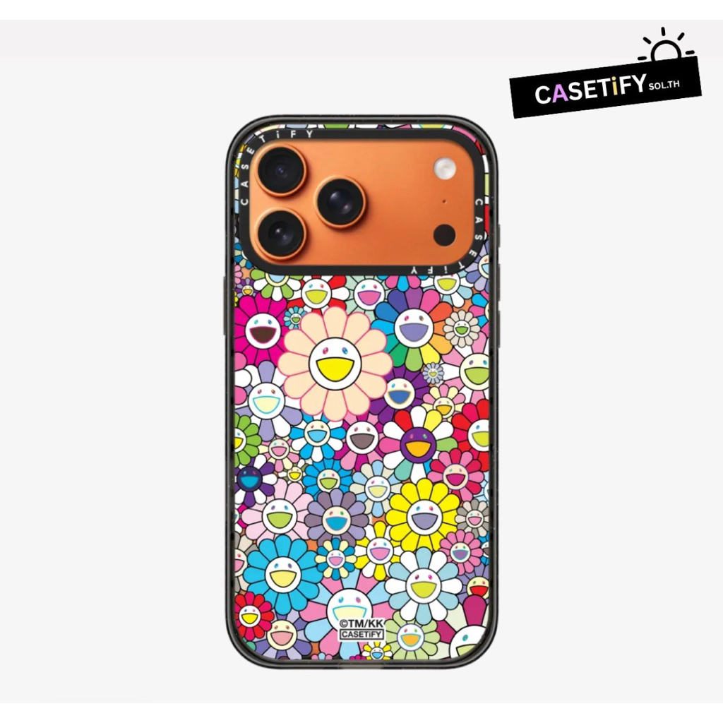 CASETiFY X MURAKAMI [RAINBOW] FLOWERS BLOOM PHONE CASE