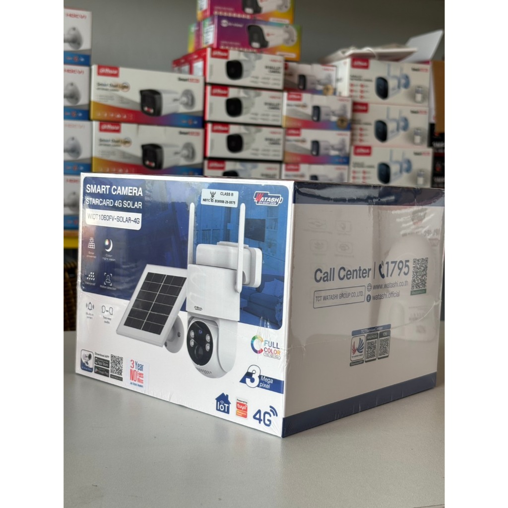 WIOT1060FV-SOLAR-4G กล้อง Solar cell PTZ ความละเอียด 3 MP  รองรับ 4G ตรวจจับ IR LED