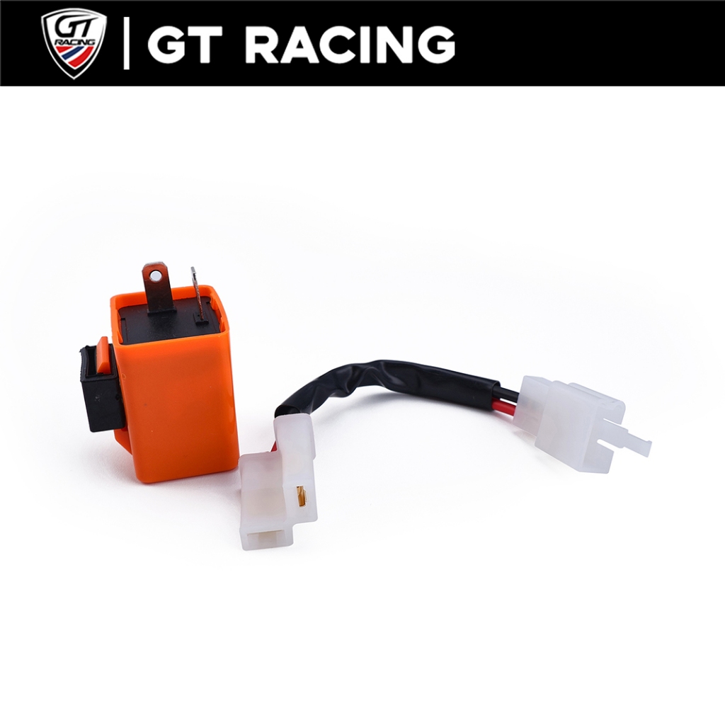 ชุดแปลงรีเลย์ไฟเลี้ยว 2ขา ใส่ได้ทุกรุ่น รีเลย์+สายแปลง สีส้ม 12V เกรดดี สินค้าคุณภาพ ส่งเร็ว
