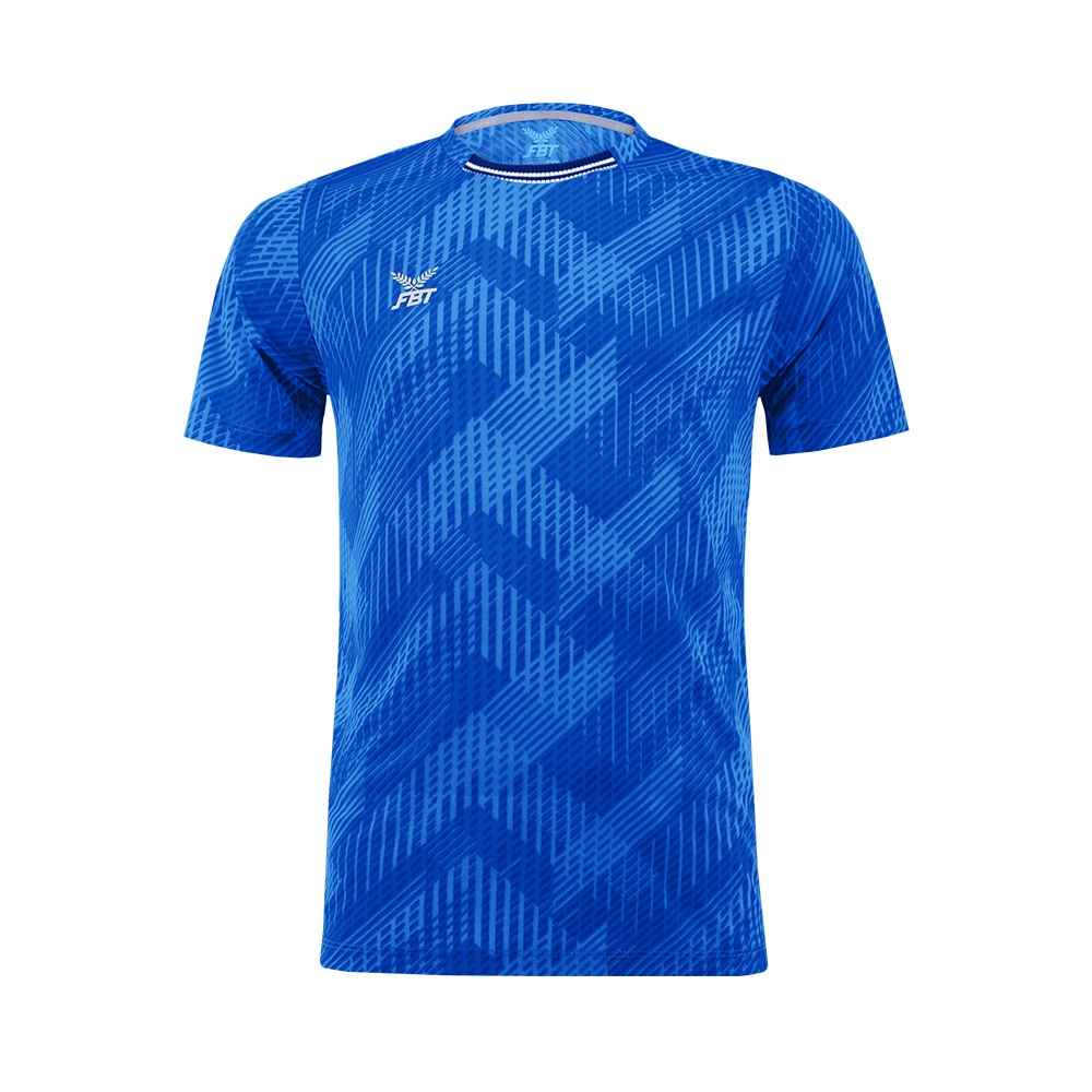 [S-5XL] FBT เสื้อฟุตบอล ทอลาย เสื้อกีฬา คอกลมแขนสั้น ใส่ออกกำลังกาย เล่นฟุตบอล เล่นกีฬา รหัส B2A215