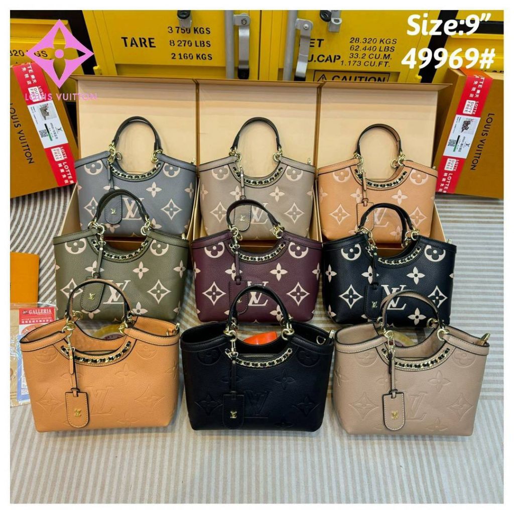 เช็คของก่อนสั่ง 9 นิ้ว งาน มิลเลอร์ Free Box กระเป๋าแบรนด์เนม LV Hand Bags งาน 2 สาย ถือ สะพายข้าง