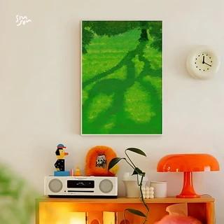 (by sinson) โปสเตอร์แต่งห้อง สีสด สีกันน้ำ โปสเตอร์แต่งคาเฟ่ รวมหลายลาย