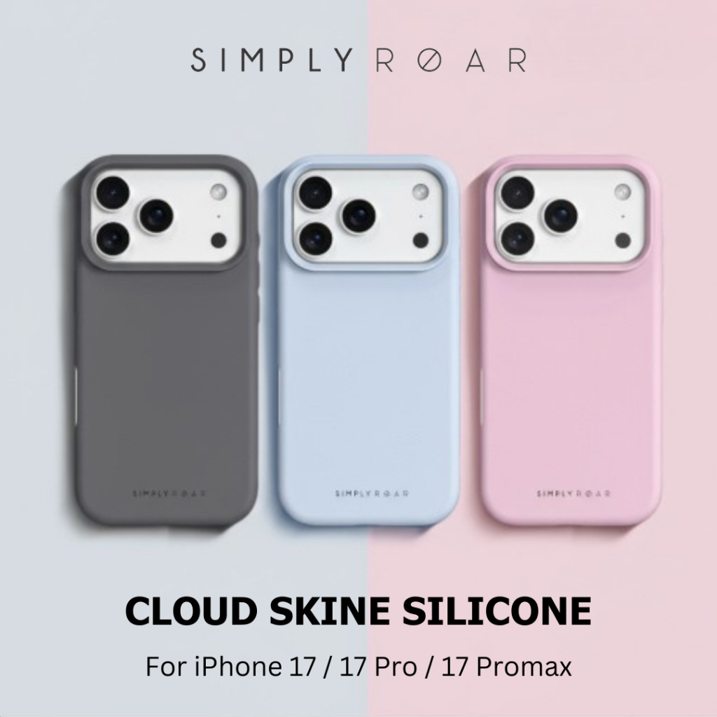 เคส Simply Roar Cloud Skin Silicone Case - สำหรับ iPhone 17 / 17 Pro / 17 Promax / 17 Air