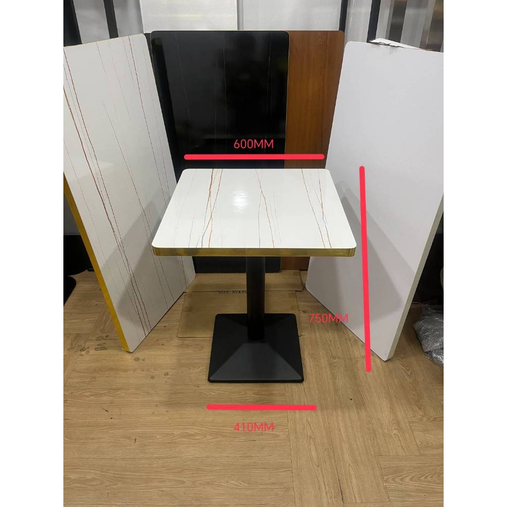 โต๊ะสี่เหลี่ยมมินิมอล (Minimal Table) ขนาด 60x60x75 ขาเหล็กเเข็งเเรง เรียบง่ายเข้ากับทุกสไตล์ห้อง มีให้เลือก10 สี
