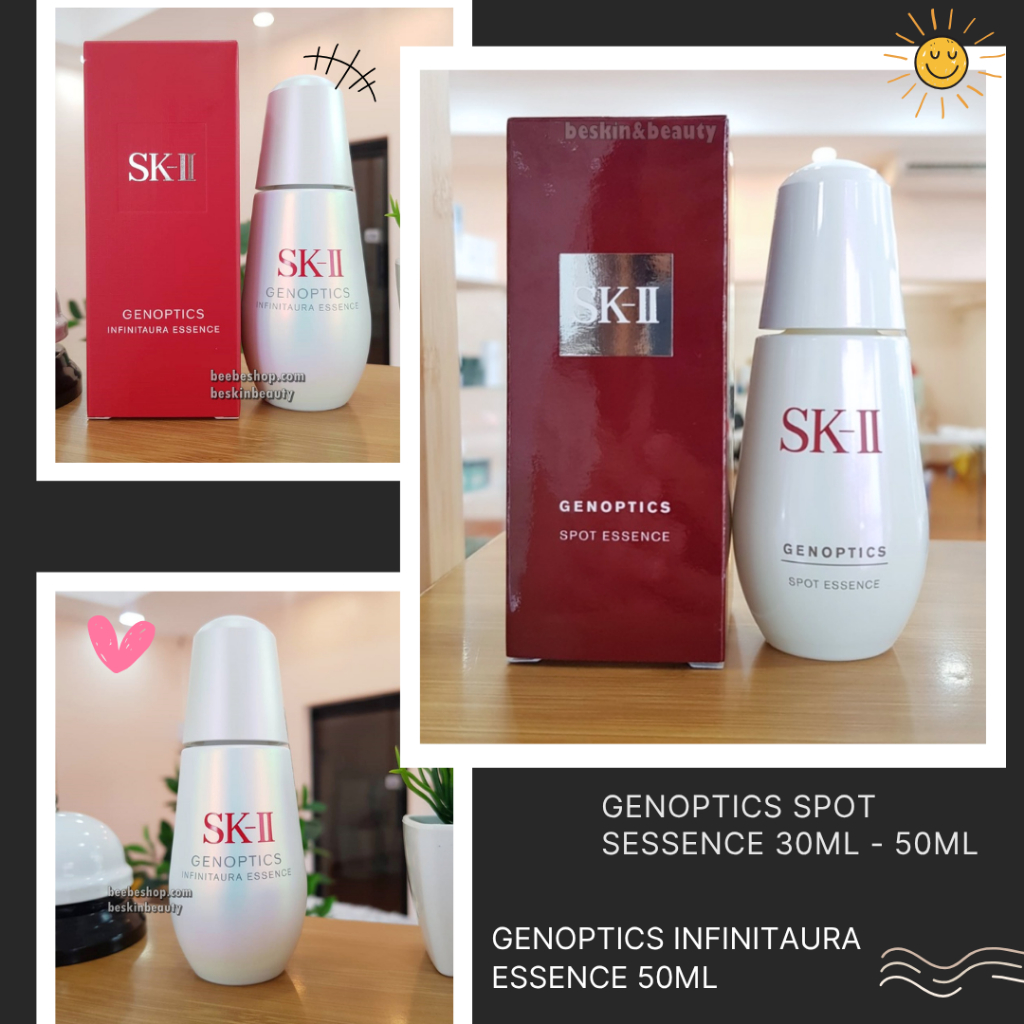SK-II เซรั่ม Genoptics Spot Essence - Infinitaura Essence 30ml & 50ml เอ็สเซ็นส์ลดเลือนจุดด่างดำ