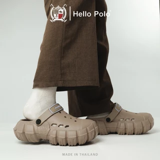 Hello Polo รองเท้าหัวโต รองเท้ารัดส้นผู้หญิง ดีไซน์เฉพาะพื้นรองเท้า กันลื่น ระบายอากาศได้ อ่อนนุ่ม วัสดุ EVA รุ่น HP8048