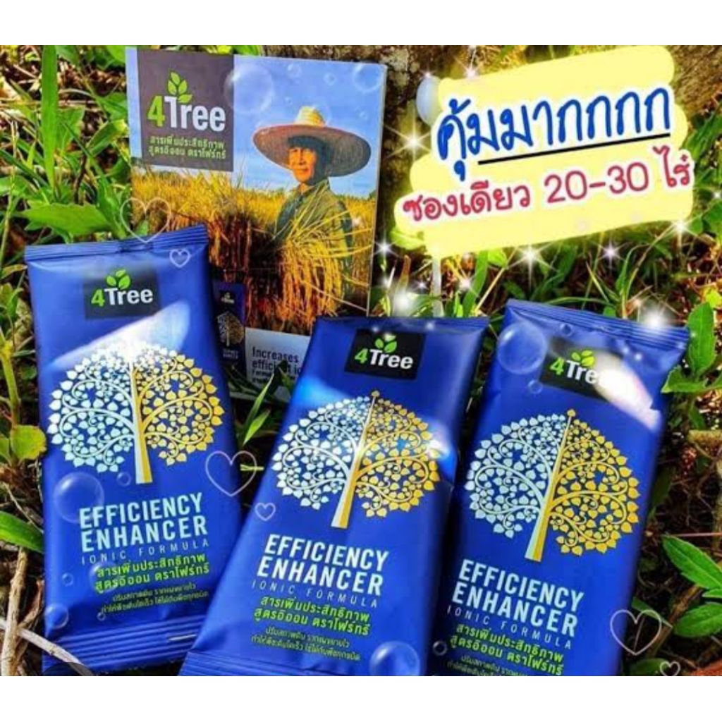 4TREE โฟร์ทรีสารเพิ่มประสิทธิภาพพืช
