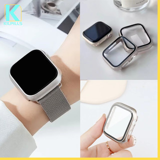 เคสพีซีกระจกนิรภัย for iWatch Ultra 3 2 SE 3 Apple Watch Series 11 10 9 8 7 6 5 4 46mm 45mm 44mm 42mm 41mm 40mm 38mm